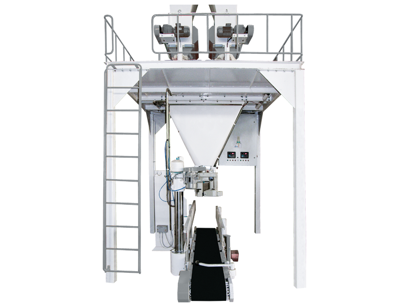 Feed Bagging Machine With Double Weigh Hopper and Single Station1